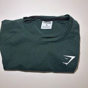 Gymshark Dark Green Compression Shirt